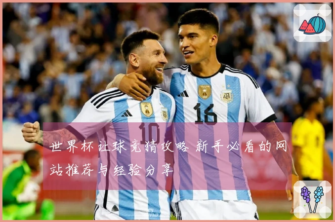 世界杯让球竞猜攻略 新手必看的网站推荐与经验分享